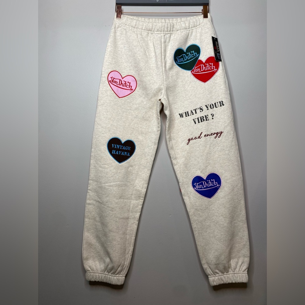 Von DutchXVintage Havana Collab Heart Joggers. - Picture 6 of 10